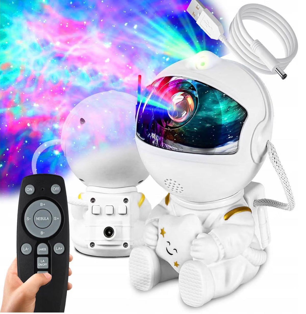 Proiector Stellar Astronaut Pro - Lampa Stelară HD cu Telecomandă