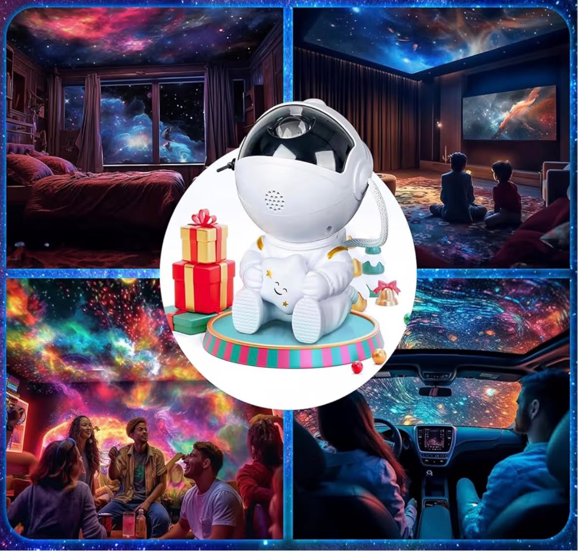 Proiector Stellar Astronaut Pro - Lampa Stelară HD cu Telecomandă